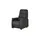 Hukla Sessel Dean Leder 70 x 109 x 88 cm Schwarz elektrisch
