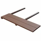 vidaXL Terrassendielen Terrassendiele 6 pcs Braun WPC, BxL: je 15x220 cm, (6-St) braun