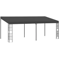 vidaXL Wand-Pavillon 3 x 6 m Anthrazit