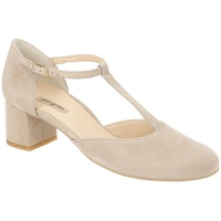 Paul Green Damen, Frauen Riemchen Pumps,Ausgehschuhe,Abendschuhe,Court,Shoes,stöckelschuhe,knöchelriemchen,Beige-Braun (Champagne),38.5 EU