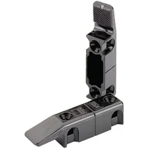 Hettich MB-Einhängebeschlag für Paneelwände MultiClip, 46080 Thermoplast schwarz