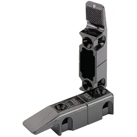 Hettich MB-Einhängebeschlag für Paneelwände MultiClip, 46080 Thermoplast schwarz