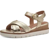 TAMARIS Leather Sandals 1-28202-42 933 Light Gold Leder 41