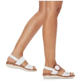 remonte Riemchensandalen Damen Weiß 37