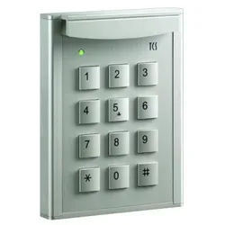 TCS AZF50000-0010 Codeschloss codelock 12 zur Zutrittskontrolle, für bis zu 10 Codes, AP silber AZF500000010