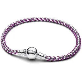 Pandora Charm-Armband Silber Lila 593816C03 21 cm