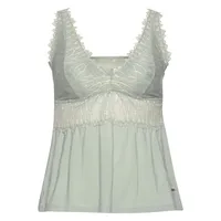 LASCANA Spitzentop Damen jade Gr.40/42