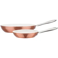 Pfannen-Set Kupfer-Bronze 2-tlg.