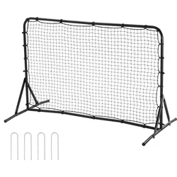 VEVOR Fußball Rebound Trainer Fußball-Trainingsgerät Doppelseitig 6x4 Fuß