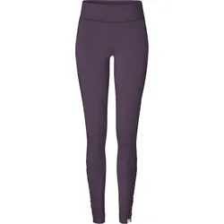 Yoga Leggings Ala Roll Down Yoga Damen Violett Stretchig YOGISTAR Groß