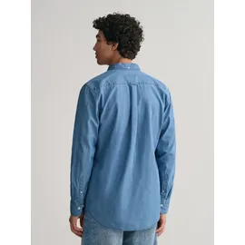 GANT Reg Indigo Bd Langarmhemd Semi Light Blue S