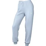 Nike Sportswear Phoenix Fleece Damen-Trainingshose Mit Mittelhohem Bund, Blue Tint/Sail, FZ7626-423, S