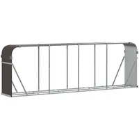 VidaXL Kaminholzunterstand Braun 300x45x100 cm Verzinkter Stahl - Braun
