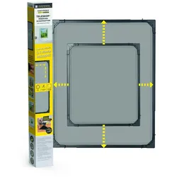 EASYmaxx Insect Protect  Teleskop-Insektenschutzgitter mit Netz - anthrazit