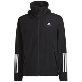 adidas BSC 3-Stripes RAIN.RDY Regenjacke Herren Schwarz L