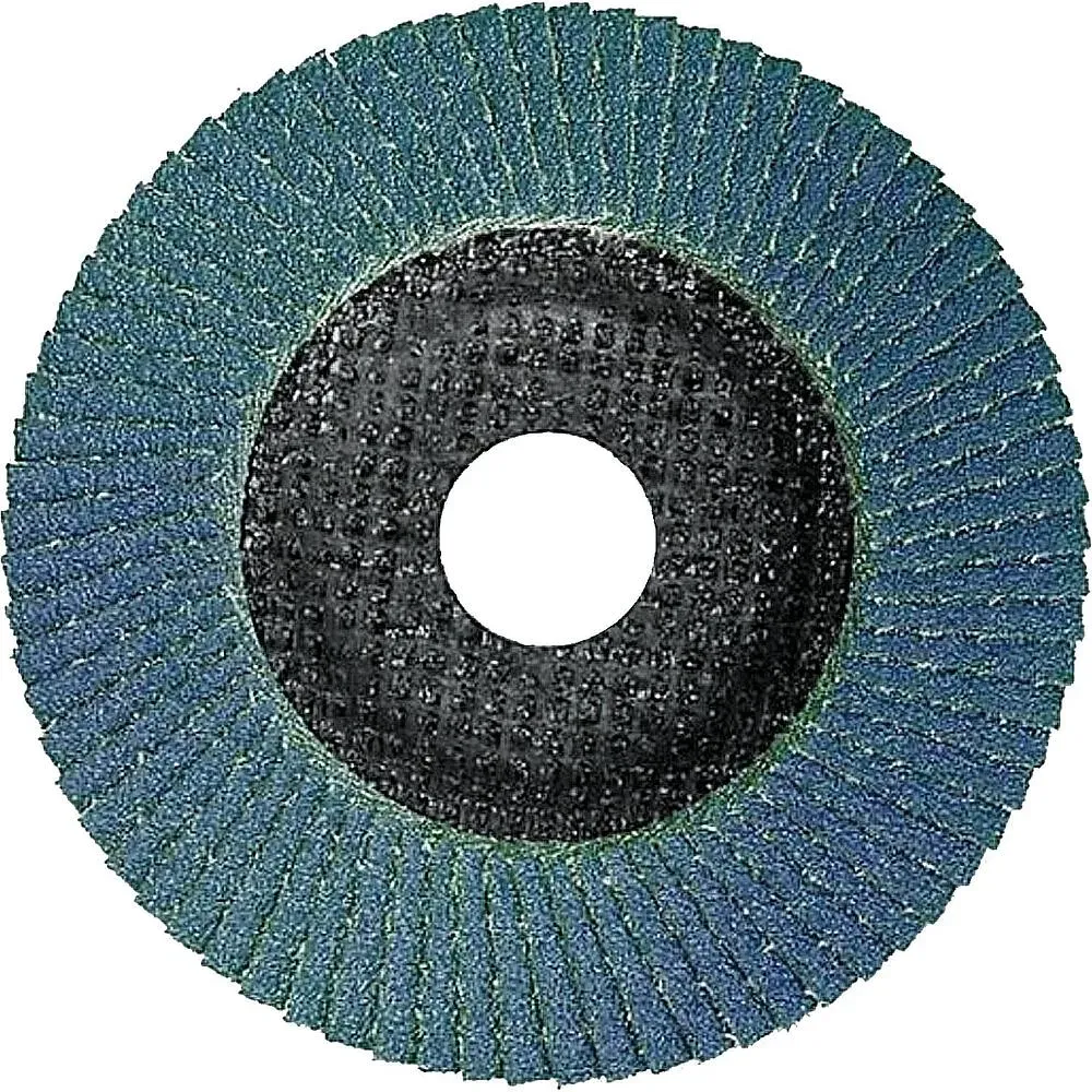 Lamellenschleifteller verox® Zirkokorund Körnung:ZK 120 115 mm / Baumwollgewebe