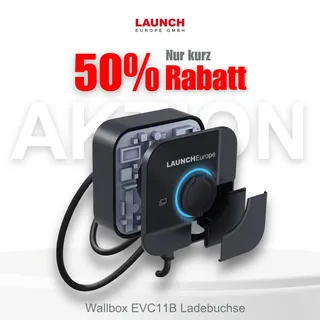 Launch Europe Wallbox EVC11B | Smart EV Charger 11KW, + OCPP 1.6, TÜV