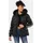 Cipo & Baxx "Jacken", Damen, Gr. S schwarz, 100% Polyester, unifarben, regular fit normal, Bündchen, Jacken Winterjacke, mit Gürtel, WM133