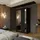 masseno Schwebetürenschrank Grazia 120 x 216 x 61 cm Schwarz