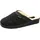 Fischer Markenschuh Andy Pantoffeln Schwarz/Grau 45