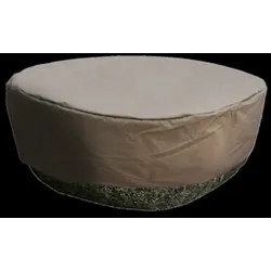 Gardenforma Wetterschutzhaube für Gasbrenner, aus Kanevas Textil, passend für Feuerstelle: Ätna braun