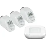 Homematic IP Heizkörperthermostat Starter Bundle Heizen Basic für 3 Heizkörper 3 St. Weiß