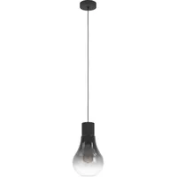 EGLO Pendelleuchte Chasely 1-flammig 40 W Schwarz-Grau