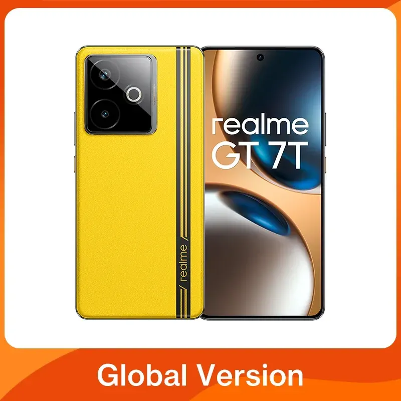 Globale Version realme GT 7T 5G AI Smartphone Mediatek Dimensity 8400 Max 6,8“ AMOLED Display 7000 mAh Akku 120W Charging