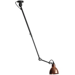 Lampe Gras - 302 Deckenleuchte Schwarz/Roh Kupfer Lampe Gras - cm