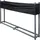 V2Aox Kaminholzregal Metall 200 x 115 cm mit Abdeckung Grau