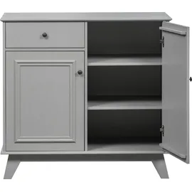 Woood Lily 98 x 93 x 55 cm Grau