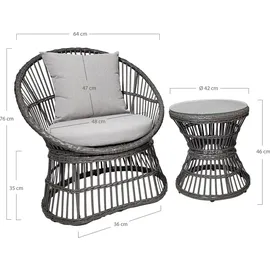 VCM Natal Loungeset grau