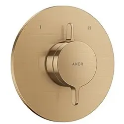 hansgrohe AXOR One Mischer 48415140 Unterputz für 2 Funktionen, brushed bronze