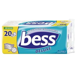 Bess Toilettenpapier »Deluxe« 4-lagig 20 Rollen (1 Pack à 20 Rollen) weiß