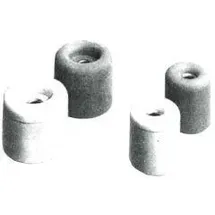 Prestien & Knüppel Türpuffer mit Schraublöcher 22,Ø 40mm schwarz