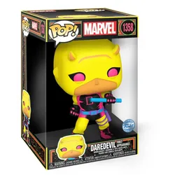 Funko - POP! - Marvel Comics - Daredevil (First Appearance) Blacklight 10" Vinyl