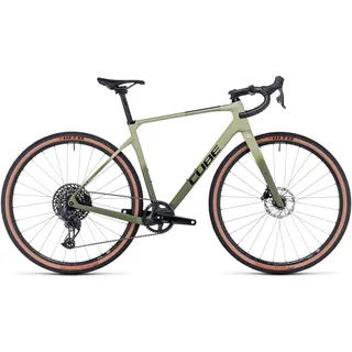 Cube Nuroad C:62 SLX - Carbon Gravel Bike 2024 | olive ́n ́green - 56 cm