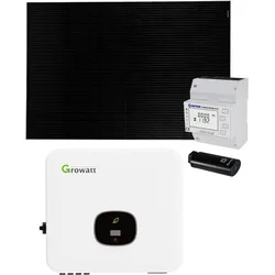 Growatt 5kWp Glas 0% MwSt §12 III UstG Glas PV-Anlage ohne Speicher mit MOD 5KTL...