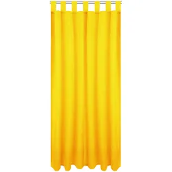 Bestlivings Dekoschal Ellen Schlaufen, 140x175 cm - Gelb