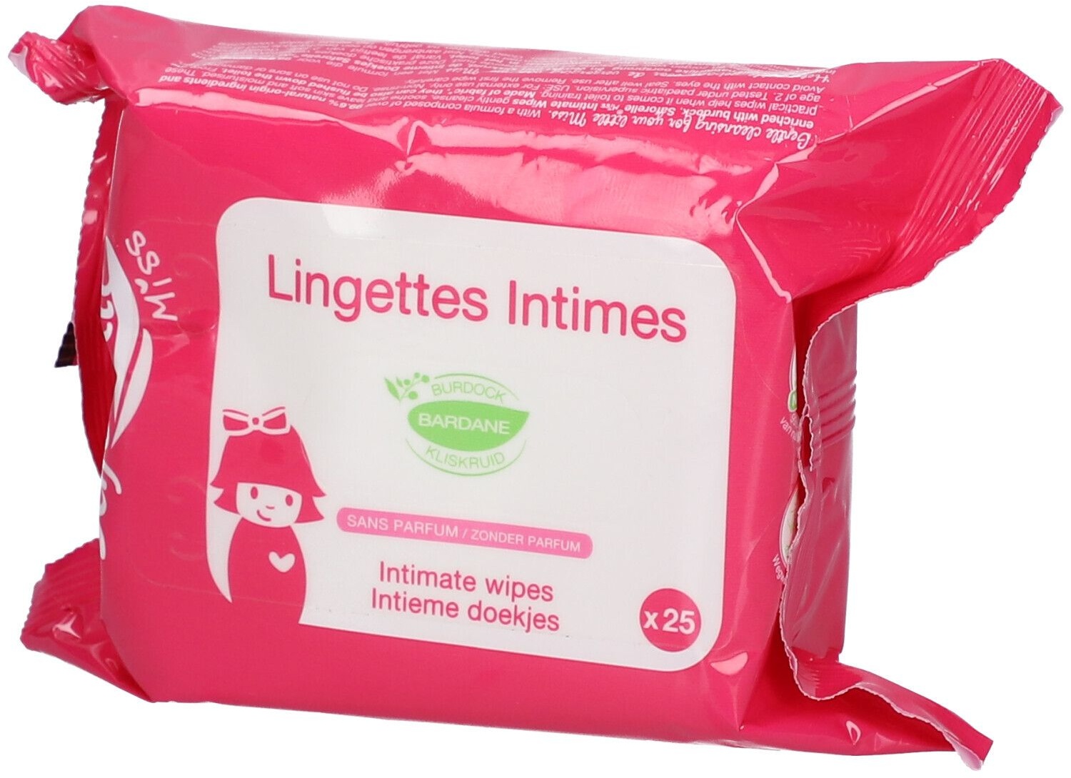 Saforelle Miss Lingettes Intimes 25 pc(s) lingette(s)