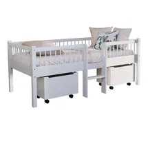 58 aufm Kessel Spielbett Keeley 90 x 200 cm Buche massiv lackiert Weiß