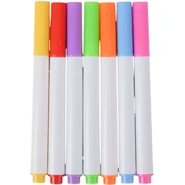 ideoon diy 2er-Set Kreative LED Acryl Maltafel für Kinder: Kabellose DIY Lampe mit Akku & 7 Buntstifte