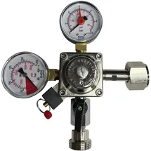 BieTal Hauptdruckminderer CO2 Druckminderer Druckregler 1-leitig 3 bar