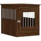 vidaXL Hundekäfig im Möbelstil Braun Eichen-Optik 64,5x80x71 cm