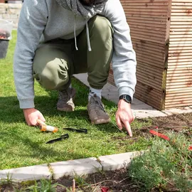 Relaxdays Erdhaken Mähroboter 100 Stück
