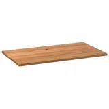 vidaXL Tischplatte Hellbraun 180x90x4 cm Massivholz Eiche Rechteckig
