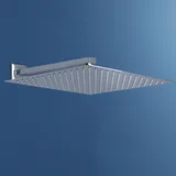 JOHO pflegeleichte Kopfbrause groß 40cm Regendusche Duschkopf aus 304 Edelstahl mit Bombenfester Brausearm Wandarm (40 x 40cm/37cm)