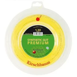 Kirschbaum Tennissaite Synthetic Gut Premium (Allround+Haltbarkeit) gold 200m Rolle