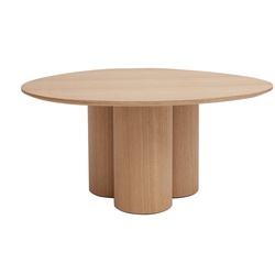 Design-Couchtisch aus hellem Holz HOLLEN