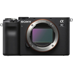 Sony ILCE-7CB A7C Vollformat-Digitalkamera (24,2 MP, 4K Video, 5-Achsen Bildstabilisierung, NFC, Bluetooth, nur Gehäuse) schwarz